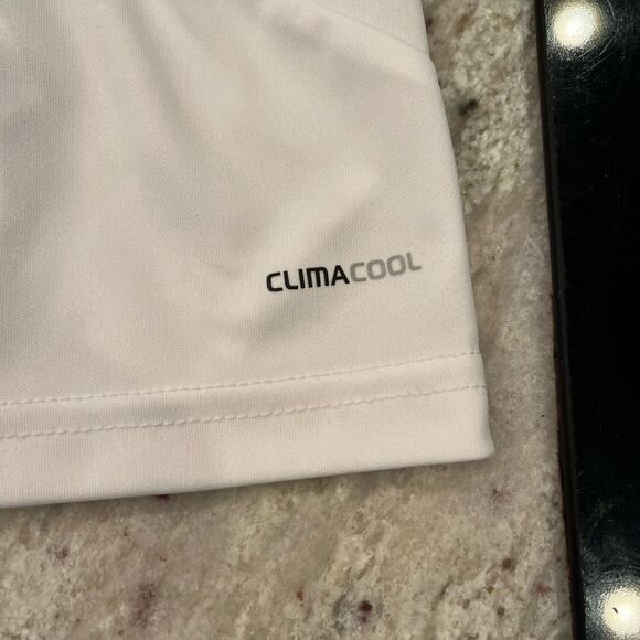 Adidas Mens White Mesh Insert Soccer Shirt sz XL EUC - Picture 4 of 7